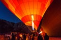 Morning start of Hot air balloons in Cappadocia. Turkey