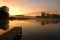 Morning stillness by a lake Royalty Free Stock Photo