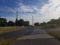 Morning Stroll on a Clear Sky