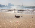 Morning of Summer Gwangalli Beach, Busan, South Korea, Asia Royalty Free Stock Photo