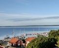 Tourist harbor view, Kroket village, Kolmarden, Ostergotland, Sweden