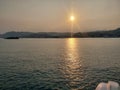 Morning sun on batam island Royalty Free Stock Photo