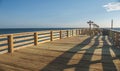 Sunrise over Historic Kitty Hawk Pier Royalty Free Stock Photo