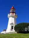 Pacific Rim National Park, Vancouver Island, Morning Sun on Historic Carmanah Lighthouse, British Columbia, Canada Royalty Free Stock Photo