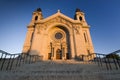 Morning sun on Saint Paul's Cathedral. Saint Paul, Minnesota, USA Royalty Free Stock Photo