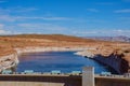 Morning sunny view of the famous Hoover Dam