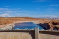 Morning sunny view of the famous Hoover Dam