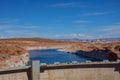 Morning sunny view of the famous Hoover Dam