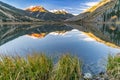 Morning Sunrise at Crystal Lake, Colorado Royalty Free Stock Photo