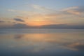 Morning sunrise over Lake Balkhash. Kazakhstan. Zhetysu Region
