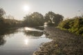 Morning Sunrise Over The River Dearne Royalty Free Stock Photo