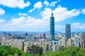 Taipei city panorama Royalty Free Stock Photo