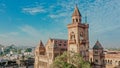 Prag Mahal, Morning Time hitting the spire of the ancient Prag Mahal palace in the town of Bhuj in Kutch. Bhuj, Gujarat, India.