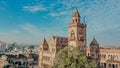 Prag Mahal, Morning Time hitting the spire of the ancient Prag Mahal palace in the town of Bhuj in Kutch. Bhuj, Gujarat, India.