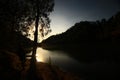 Morning Time in Ranu Kumbolo Lake, Semeru Mountain