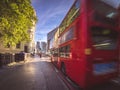 Morning traffic in London