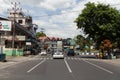 Morning traffic on Manado street Royalty Free Stock Photo