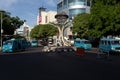 Morning traffic on Manado street Royalty Free Stock Photo