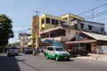 Morning traffic on Manado street Royalty Free Stock Photo