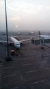 Morning view airport