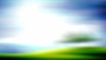 Morning View Beautiful Blue Sky Landscape Hill with Tree Abstract Blur Royalty Free Stock Photo