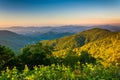 Morning view from the Blue Ridge Parkway in North Carolina.