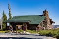 Morning view of the Cedar Breaks National Monument Visitor Center