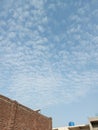 Morning view cloudy sky Ã¢âºâ¦ Royalty Free Stock Photo