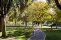 Morning view of the garden of UNLV Royalty Free Stock Photo