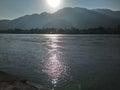 Morning View of Holy River Ganga in Rishikesh, Uttarakhand, India