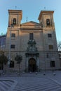 Morning view of Iglesia de San Martin de Tours in City of Madrid