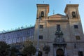 Morning view of Iglesia de San Martin de Tours in City of Madrid