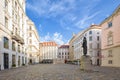 Jewish Square Judenplatz in Vienna, Austria.