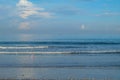 Morning view of Kuta Beach. Royalty Free Stock Photo