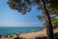 Morning view of Miami Platja, Cala dels Vienesos Royalty Free Stock Photo