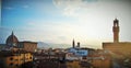 Morning view over Florence Royalty Free Stock Photo