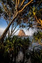 Morning View at Papuma beach, East Java, Indonesia Royalty Free Stock Photo