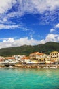 Morning view of Parga, Greece Royalty Free Stock Photo