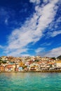 Morning view of Parga, Greece Royalty Free Stock Photo