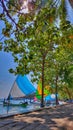 Morning view at Pasir Putih Beach Situbondo, Indonesia Royalty Free Stock Photo
