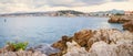 Coast and Port of Nice, France Royalty Free Stock Photo