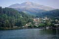 Morning view at sarangan lake