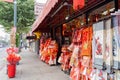 Morning view of some traditional stores in Chinatown area