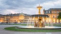 Morning View of Stuttgart - Germany Royalty Free Stock Photo