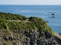 Morning view of Tengu no Hana observation point, one of the main viewpoints on Cape Ashizuri