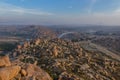 Morning view from the top of Hampi