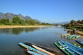 Morning View of Vangvieng, Laos