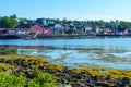 Morning view of the waterfront and port of Lunenburg