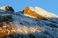 Morning view of Zillertal Alpen