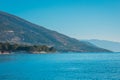 Morning view from Zlatni Rat cape on Brac island in Croatia. Magical and beautiful peninsula, famous on croatian coast. View of